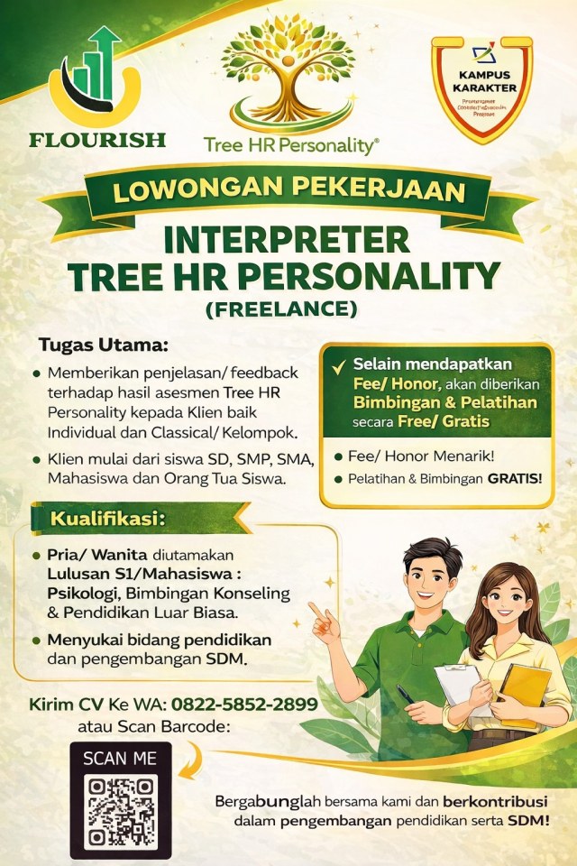 INTERPRETER TREE HR PERSONALITY (FREELANCE)